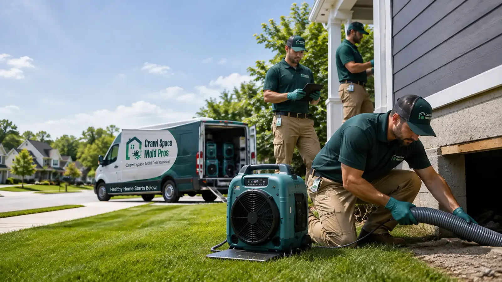 Crawl Space Mold Removal in Crescent City, IL